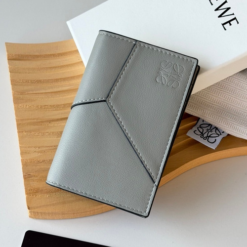 Loewe Puzzle Smooth Calfskin Pocket Organizer Card Holder 로에베 퍼즐 스무스 카프스킨 포켓 오거나이저 카드지갑 L1132 11cm
