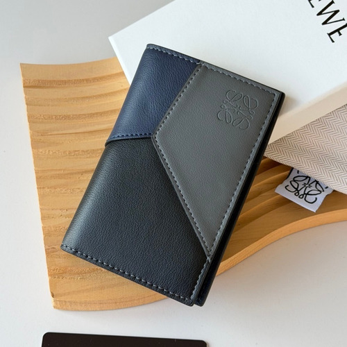 Loewe Puzzle Smooth Calfskin Pocket Organizer Card Holder 로에베 퍼즐 스무스 카프스킨 포켓 오거나이저 카드지갑 L1132 11cm