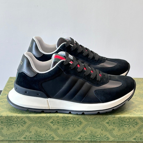 Gucci Screener Leather Fabric Low Sneakers 구찌 스크리너 레더 패브릭 로우 스니커즈