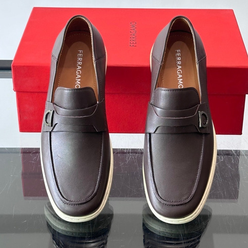 Salvatore Ferragamo Gancini Leather Driver Loafers 살바토레 페라가모 간치니 레더 드라이빙 로퍼