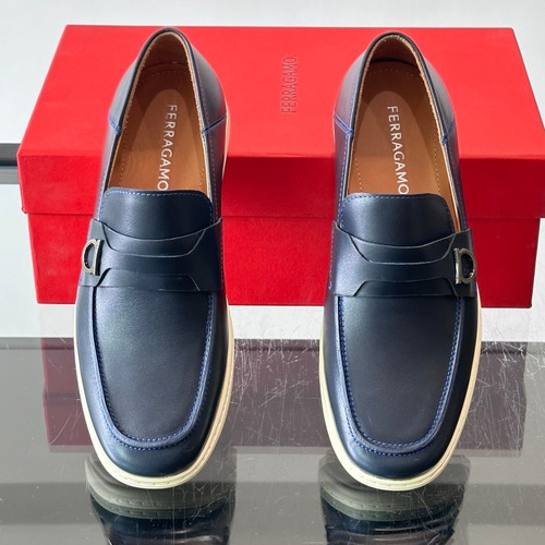 Salvatore Ferragamo Gancini Leather Driver Loafers 살바토레 페라가모 간치니 레더 드라이빙 로퍼