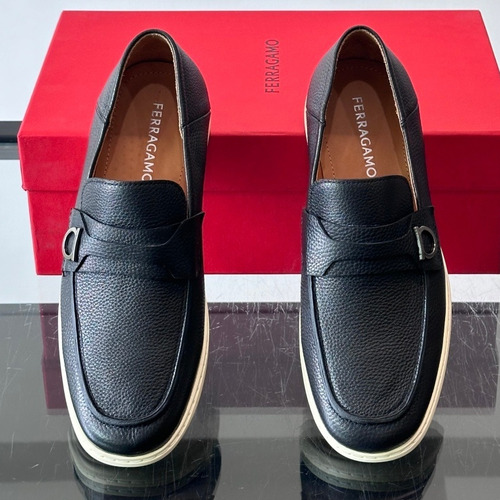 Salvatore Ferragamo Gancini Leather Driver Loafers 살바토레 페라가모 간치니 레더 드라이빙 로퍼
