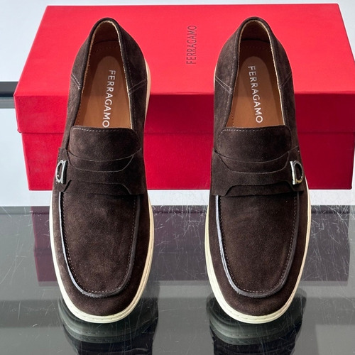 Salvatore Ferragamo Gancini Leather Driver Loafers 살바토레 페라가모 간치니 레더 드라이빙 로퍼