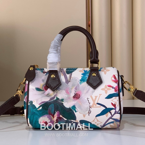 Louis Vuitton Nano Speedy Monogram Eden Canvas Bag 루이비통 나노 스피디 모노그램 에덴 캔버스 백 16cm