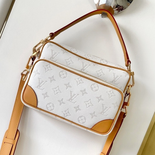 Louis Vuitton Nil Monogram Heritage Coated Canvas Bag 루이비통 닐 모노그램 M14682 헤리티지 코팅 캔버스 숄더백 25cm