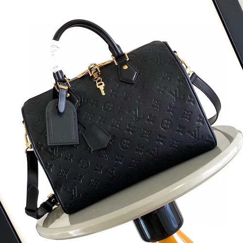 Louis Vuitton Speedy Soft 30 M47186 Monogram Empreinte Leather Bag 루이비통 스피디 소프트 30 모노그램 앙프렝뜨 가죽 백 30cm