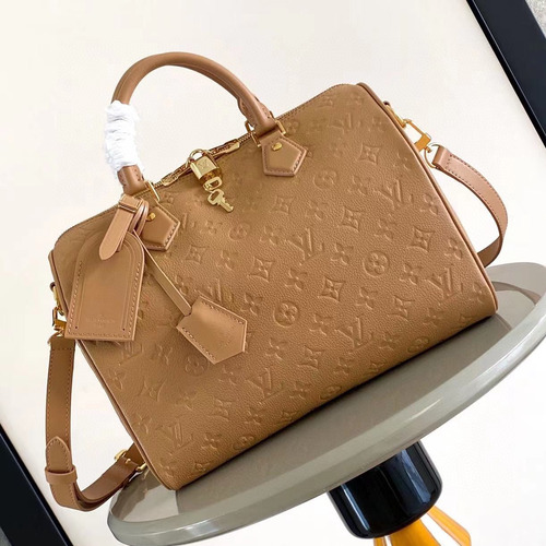 Louis Vuitton Speedy Soft 30 M47186 Monogram Empreinte Leather Bag 루이비통 스피디 소프트 30 모노그램 앙프렝뜨 가죽 백 30cm