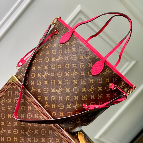Louis Vuitton Neverfull Bandoulière Inside Out M12707 Monogram Canvas Shoulder Bag 루이비통 네버풀 반둘리에 인사이드 아웃 모노그램 캔버스 숄더백 31cm