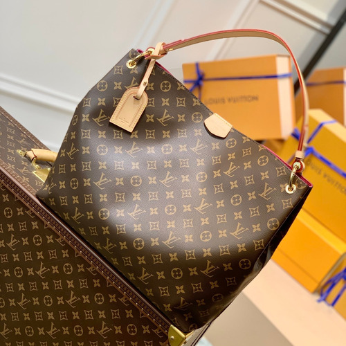 Louis Vuitton Neverfull GM M43703 Monogram Canvas Shoulder Bag 루이비통 네버풀 GM 모노그램 캔버스 숄더백 41cm