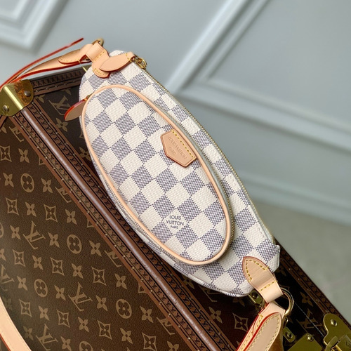 Louis Vuitton Keepit Bumbag N00230 Damier Azur Coated Canvas Waist Bag 루이비통 킵잇 범백 다미에 아주르 코팅 캔버스 웨이스트백 29cm