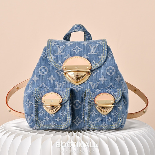 Louis Vuitton Venice Backpack M46836 Monogram Denim Canvas Backpack 루이비통 베니스 백팩 모노그램 데님 캔버스 백팩 24cm