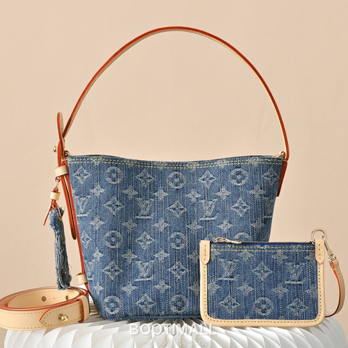 Louis Vuitton All In BB M28107 Monogram Denim Canvas Bucket Bag 루이비통 올 인 BB 모노그램 데님 캔버스 버킷백 16cm