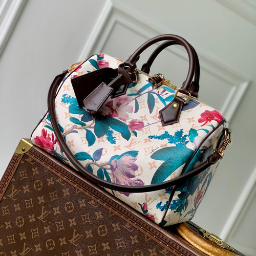 Louis Vuitton Speedy 30 Soft M29066 Monogram Eden Coated Canvas Shoulder Bag 루이비통 스피디 30 소프트 모노그램 에덴 코팅 캔버스 숄더백 30cm