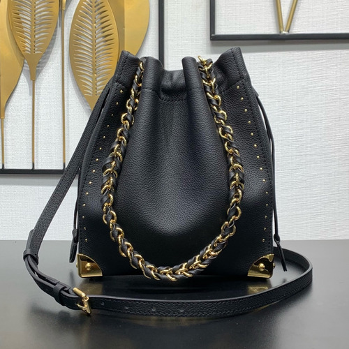 Louis Vuitton Noé Trunk M29391 Calfskin Leather Bucket Bag 루이비통 노에 트렁크 카프스킨 레더 버킷백 23cm
