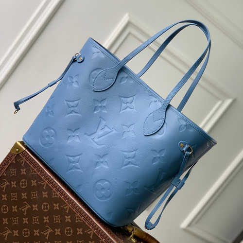 Louis Vuitton Neverfull MM M27358 Monogram Empreinte Leather Shoulder Bag 루이비통 네버풀 MM 모노그램 앙프렝뜨 레더 숄더백 31cm