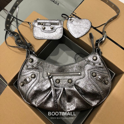 Balenciaga Le Cagole Large Hobo Bag Leather Shoulder & Crossbody Bag 발렌시아가 르 카골 라지 호보백 레더 숄더 크로스백 33cm