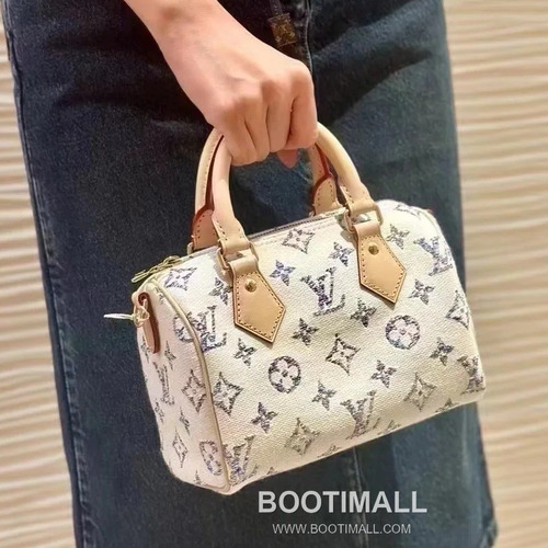 Louis Vuitton Speedy Bandoulière 20 M24709 Monogram Jacquard Textile Bag 루이비통 스피디 반둘리에 20 모노그램 자카드 텍스타일 백 20.5cm