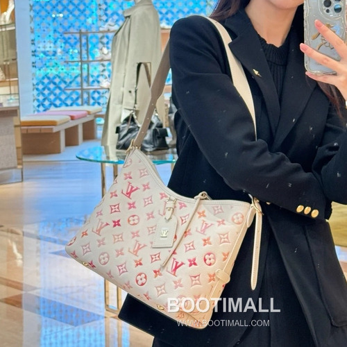 Louis Vuitton CarryAll Small M24652 Monogram Empreinte Leather Tote Bag 루이비통 캐리올 스몰 모노그램 앙프렝뜨 가죽 토트백 29.5cm