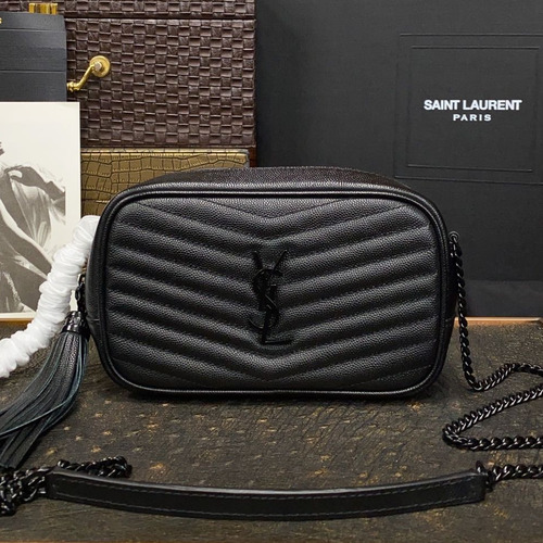 Saint Laurent Lou Camera Bag 612579 Calfskin Leather Shoulder Bag 생로랑 루 카메라백 카프스킨 가죽 숄더백 19cm