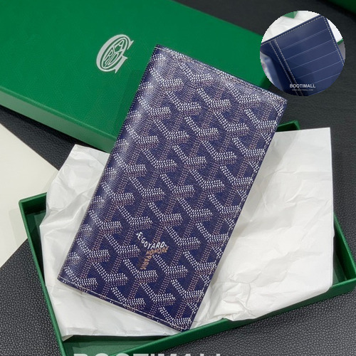 Goyard Saint Roch Goyardine Canvas Long Wallet 8512 고야드 생로슈 고야딘 캔버스 장지갑 19cm