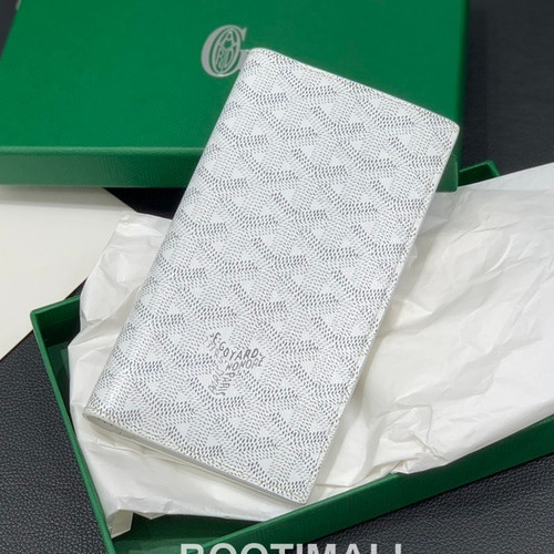 Goyard Saint Roch Goyardine Canvas Long Wallet 8512 고야드 생로슈 고야딘 캔버스 장지갑 19cm
