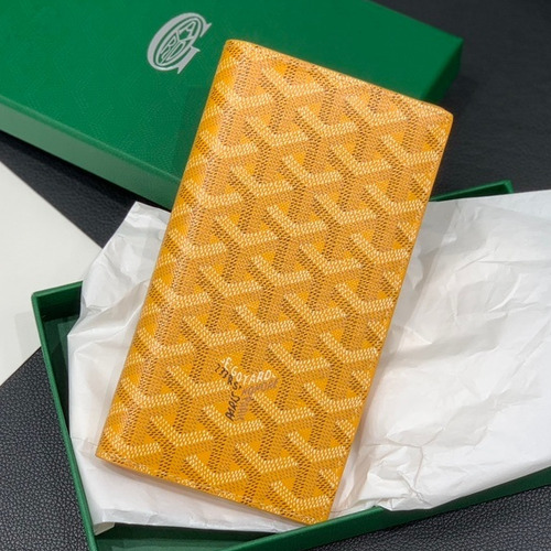 Goyard Saint Roch Goyardine Canvas Long Wallet 8512 고야드 생로슈 고야딘 캔버스 장지갑 19cm
