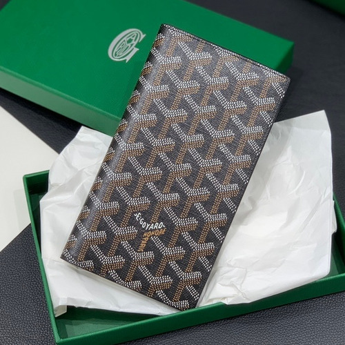 Goyard Saint Roch Goyardine Canvas Long Wallet 8512 고야드 생로슈 고야딘 캔버스 장지갑 19cm