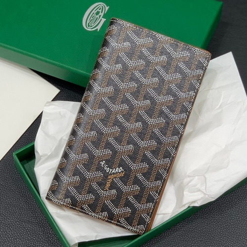 Goyard Saint Roch Goyardine Canvas Long Wallet 8512 고야드 생로슈 고야딘 캔버스 장지갑 19cm