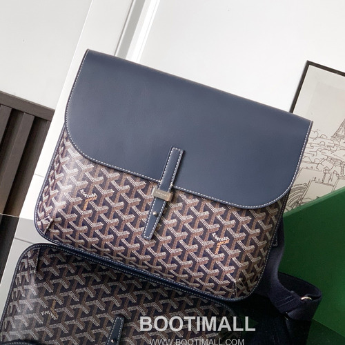 Goyard Coursier Goyardine Canvas Messenger Bag 8069 고야드 쿠르시에 고야딘 캔버스 메신저 크로스백 32cm