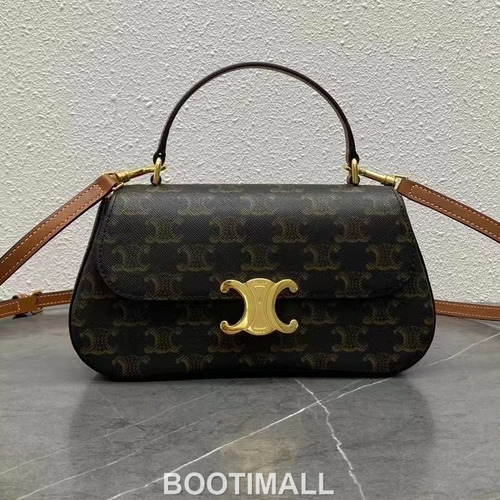 Celine Teen Lola Triomphe Leather Flap Shoulder Bag 119533 셀린느 틴 롤라 트리옴프 레더 플랩 숄더백 22.5cm