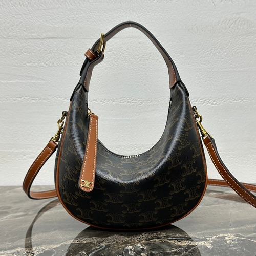 Celine Teen Lulu Denim Calfskin Leather Top Handle Shoulder Bag 120723 셀린느 틴 룰루 데님 카프스킨 탑핸들 숄더 크로스백 24cm