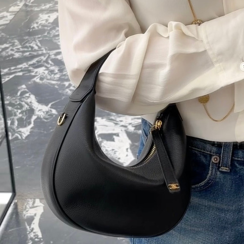Celine Teen Lulu Grained Calfskin Leather Top Handle Shoulder Bag 120723 셀린느 틴 룰루 그레인 카프스킨 탑핸들 숄더 크로스백 24cm