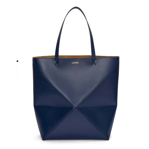 Loewe Puzzle Fold Glossy Calfskin Leather Large Tote Bag 1761 로에베 퍼즐 폴드 글로시 카프스킨 레더 라지 토트백 42cm