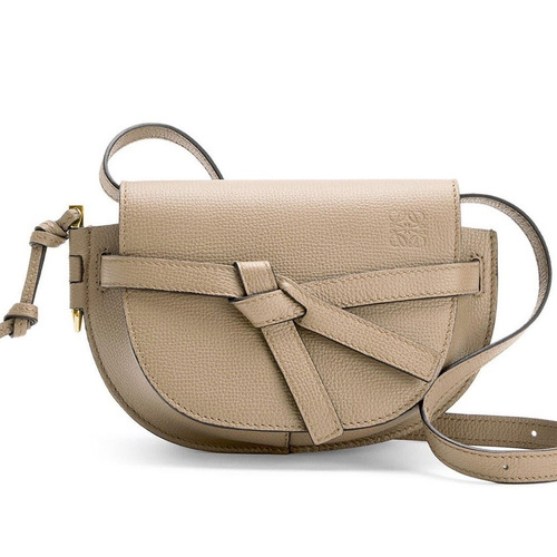 Loewe Mini Gate Dual Pebbled Calfskin Leather Shoulder Bag 89020 로에베 미니 게이트 듀얼 페블드 카프스킨 숄더 크로스백 21cm