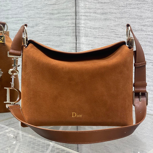 Dior Christian Dior Suede Leather Hobo Shoulder Bag 디올 크리스찬 디올 스웨이드 레더 호보 숄더 크로스백 28cm