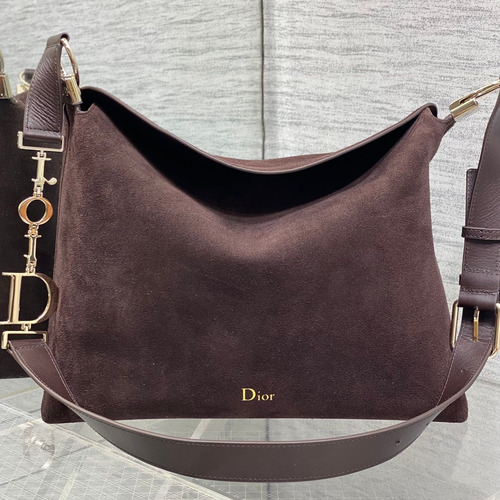 Dior Christian Dior Suede Leather Hobo Shoulder Bag 디올 크리스찬 디올 스웨이드 레더 호보 숄더 크로스백 33cm