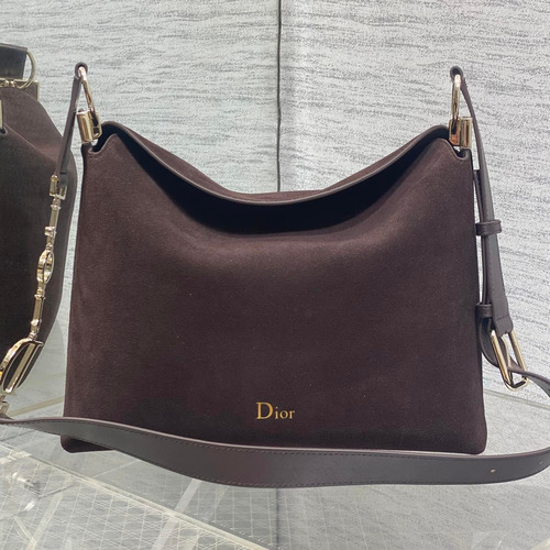 Dior Christian Dior Suede Leather Hobo Shoulder Bag 디올 크리스찬 디올 스웨이드 레더 호보 숄더 크로스백 28cm