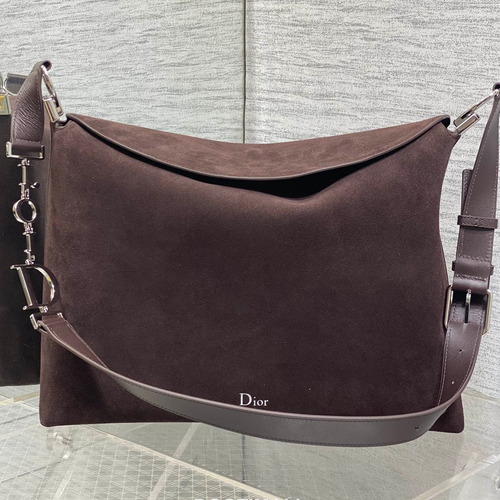 Dior Christian Dior Suede Leather Hobo Shoulder Bag 디올 크리스찬 디올 스웨이드 레더 호보 숄더 크로스백 39cm