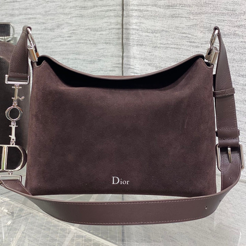 Dior Christian Dior Suede Leather Hobo Shoulder Bag 디올 크리스찬 디올 스웨이드 레더 호보 숄더 크로스백 28cm
