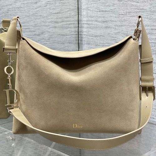 Dior Christian Dior Suede Leather Hobo Shoulder Bag 디올 크리스찬 디올 스웨이드 레더 호보 숄더 크로스백 33cm