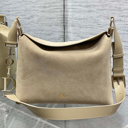 Dior Christian Dior Suede Leather Hobo Shoulder Bag 디올 크리스찬 디올 스웨이드 레더 호보 숄더 크로스백 28cm