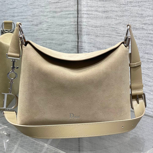 Dior Christian Dior Suede Leather Hobo Shoulder Bag 디올 크리스찬 디올 스웨이드 레더 호보 숄더 크로스백 28cm