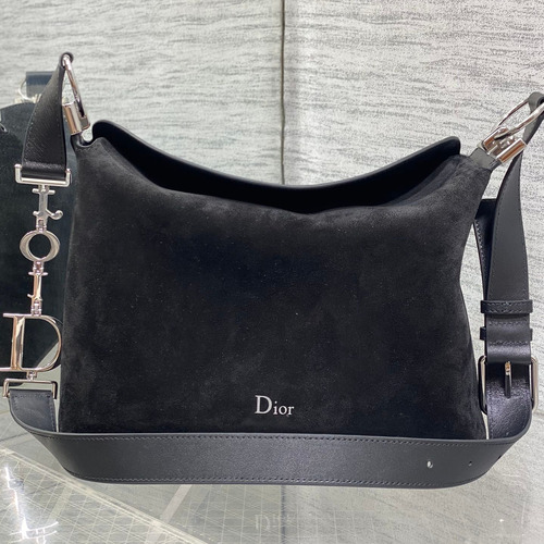 Dior Christian Dior Suede Leather Hobo Shoulder Bag 디올 크리스찬 디올 스웨이드 레더 호보 숄더 크로스백 28cm