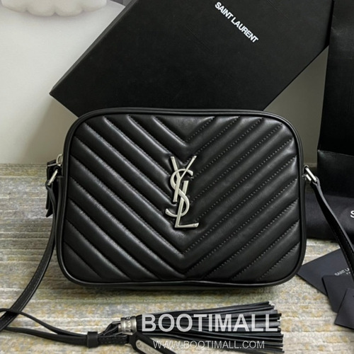 Saint Laurent Lou Calfskin Leather Camera Bag 574494 생로랑 루 카프스킨 레더 카메라 크로스백 23cm