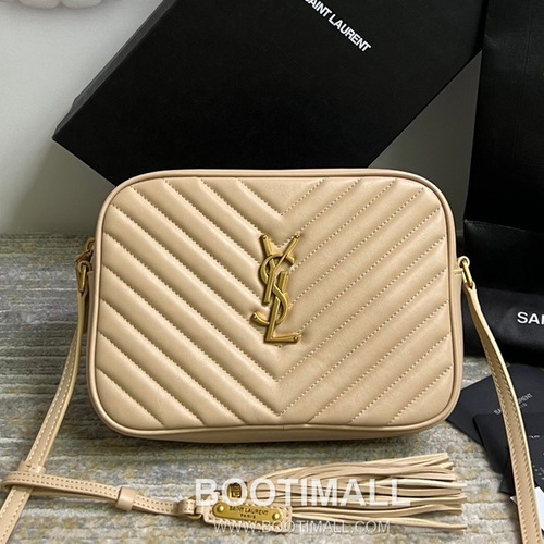 Saint Laurent Lou Calfskin Leather Camera Bag 574494 생로랑 루 카프스킨 레더 카메라 크로스백 23cm