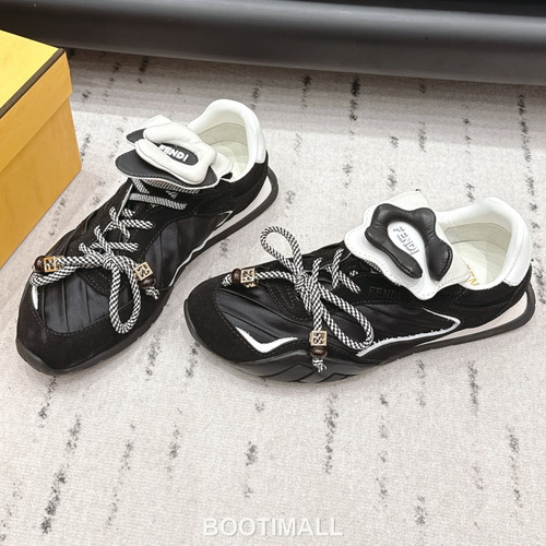 Fendi Match Leather Suede Nylon Chunky Sole Sneakers 펜디 매치 레더 스웨이드 나일론 청키솔 스니커즈