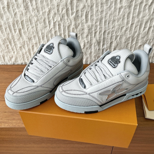 Louis Vuitton LV Skate Suede Leather Mesh Chunky Sneakers 루이비통 LV 스케이트 스웨이드 레더 메쉬 청키 스니커즈