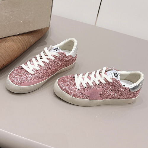 Golden Goose Space Star Leather Distressed Chunky Sneakers 골든구스 스페이스 스타 레더 디스트레스드 청키 스니커즈