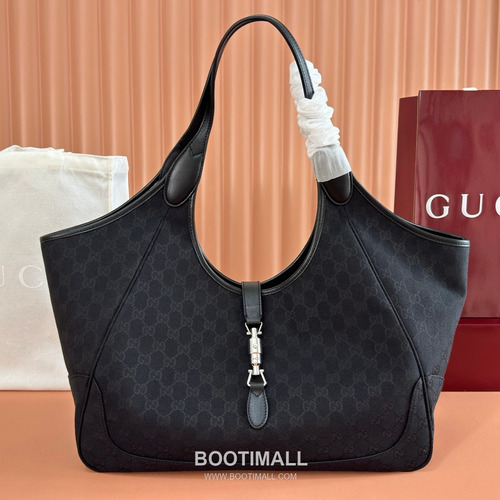 Gucci GG Canvas Push-Lock Tote Bag 870693 구찌 GG 캔버스 푸시락 토트백 40cm