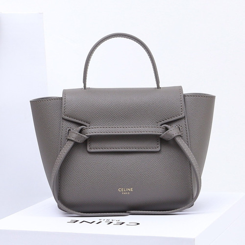 Celine Calfskin Leather Crossbody Bag with Flap Zip Strap Detail 셀린느 카프스킨 레더 크로스바디백 194263 15cm